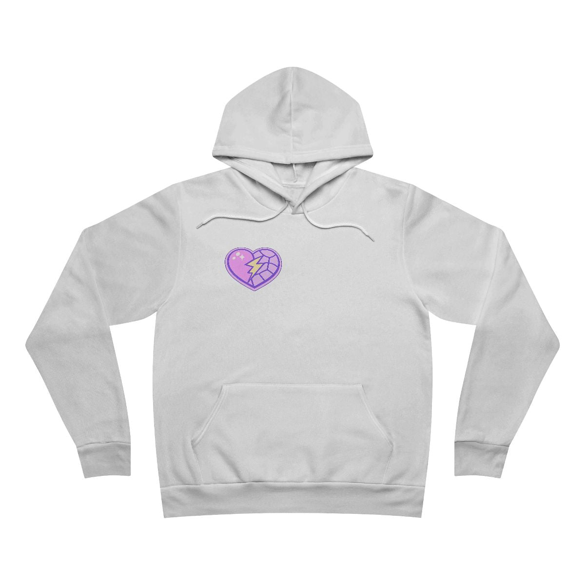 Pastel Heart Hoodie – Minimal Faith Edition